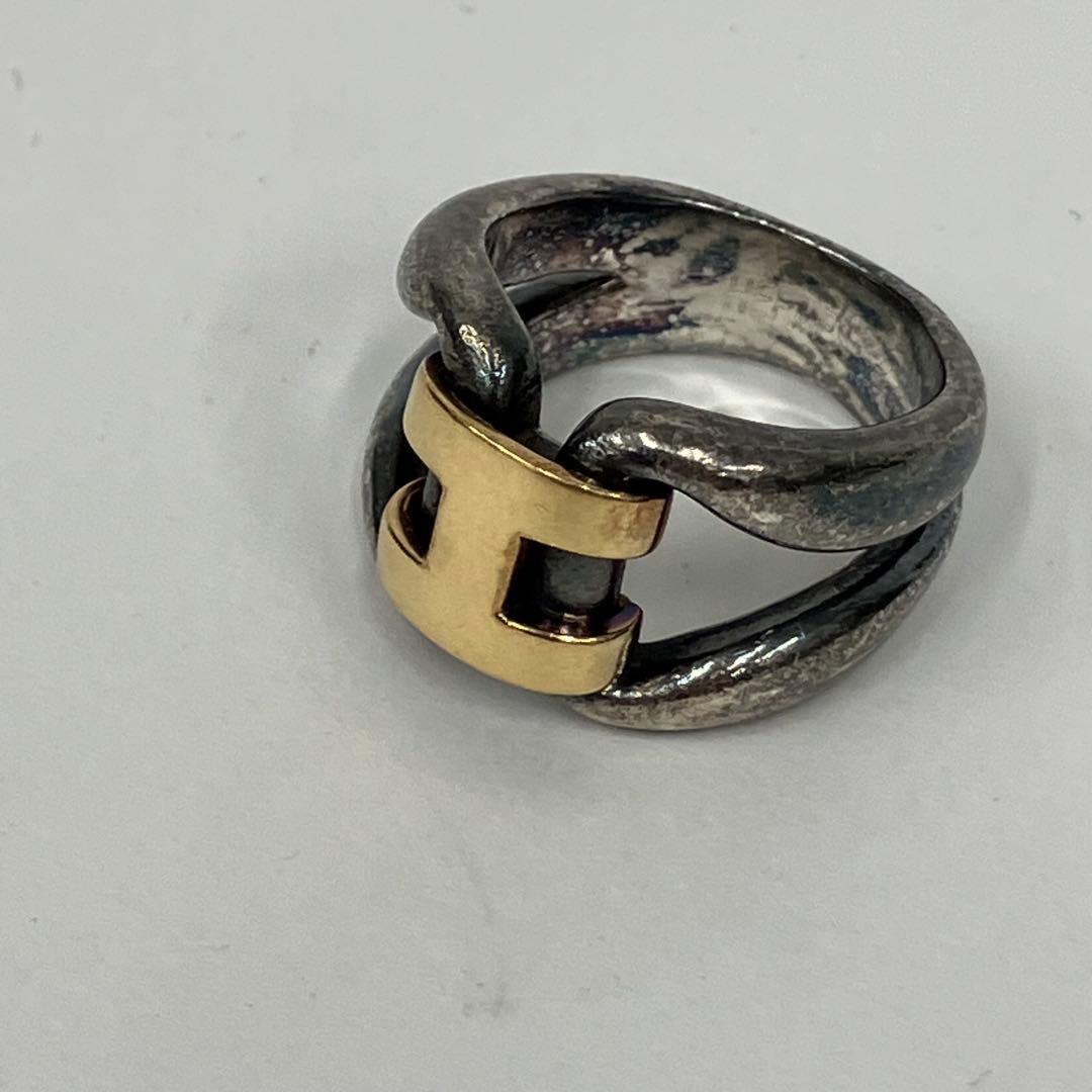 た*や様 エルメス ヒストリーリング SV925/750 リング