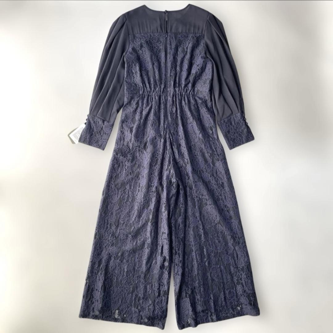 【新品】LERURE リルアー オールインワン パンツドレス ネイビー M