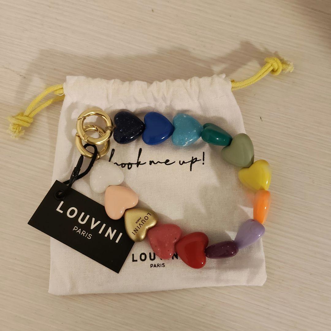 LOUVINI PARIS ストラップ　PETIT CUORE RAINBOW