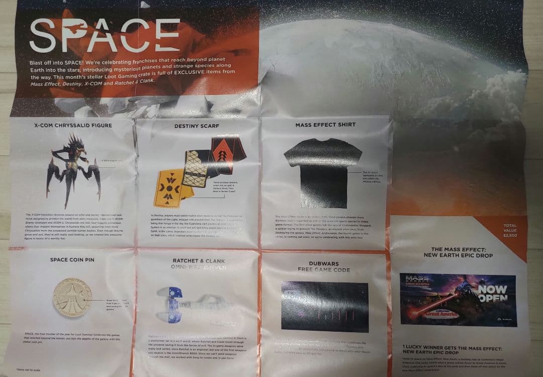 コレクション Loot Crate Gaming December 2016 Space