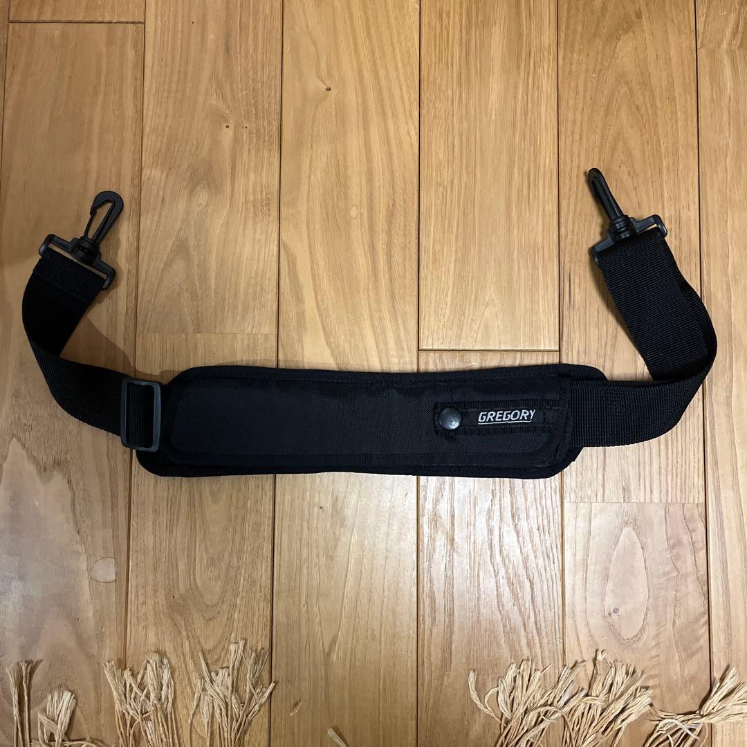 GREGORY 旧ロゴ　ブラックターポリン　ボストンバッグ