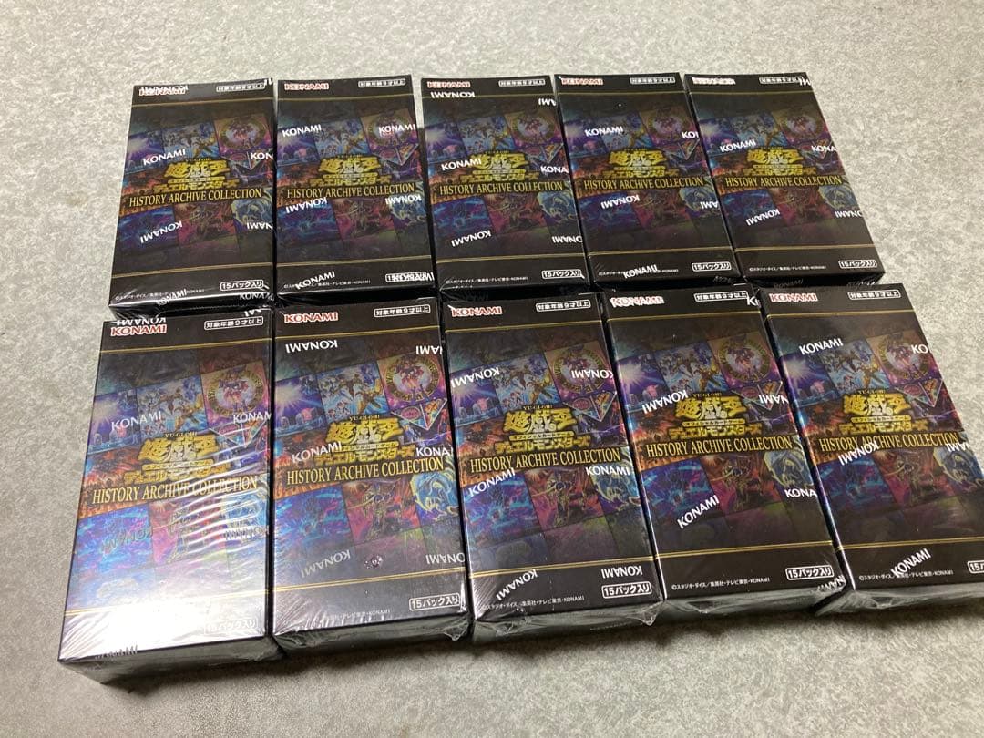 遊戯王　ヒスコレ　BOX シュリンク付き　新品未開封　10個セット