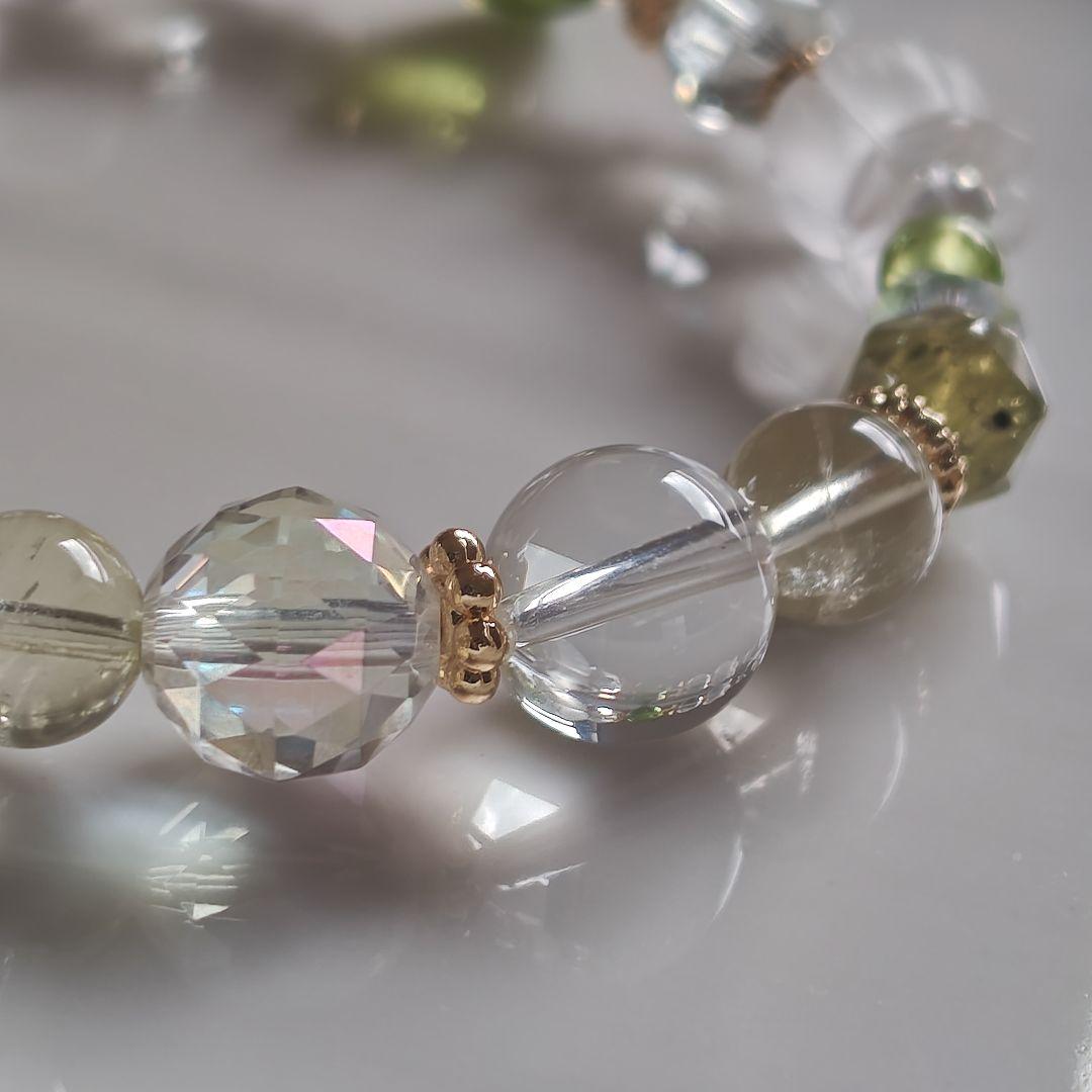専用です♡新作♡極♡宝石質ペリドット♡ 水ブレス