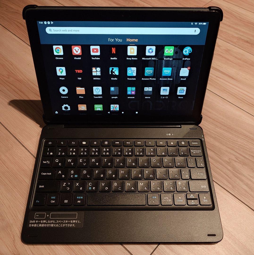 Fire HD 10 Plus 64GB 美品 キーボード・保護フィルム付き