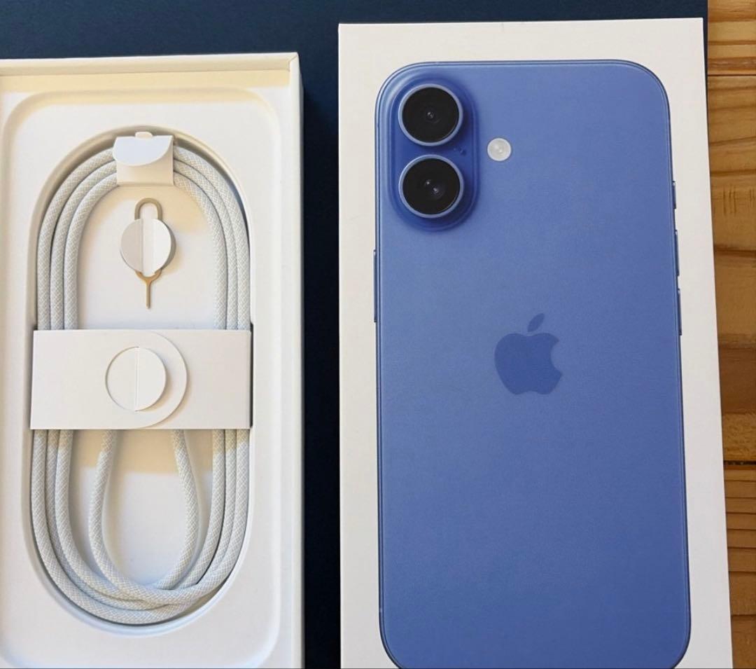 iphone16 128gb ウルトラマリン♪美品