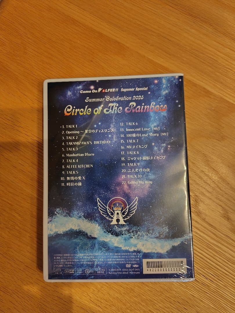 THE ALFEE 2025夏イベ　DVDパンフレット