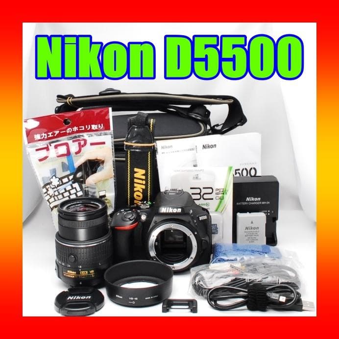 ♥Wi-Fi搭載で簡単スマホ転送♥ Nikon D5500 ♥カメラバッグ付き