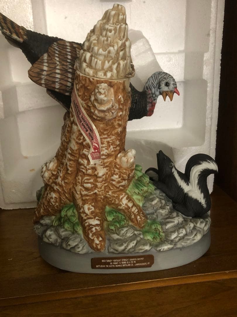 1986年♦️限定 ヴィンテージ♦️陶器 ワイルドターキー♦️スカンク♦️補償付 送料込