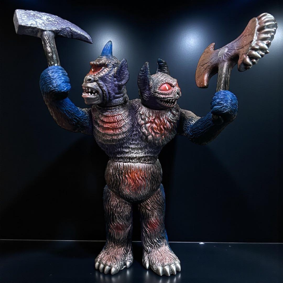 インディーズソフビ ツーヘッド サイクロプス デーモン 双頭怪獣 フィギュア