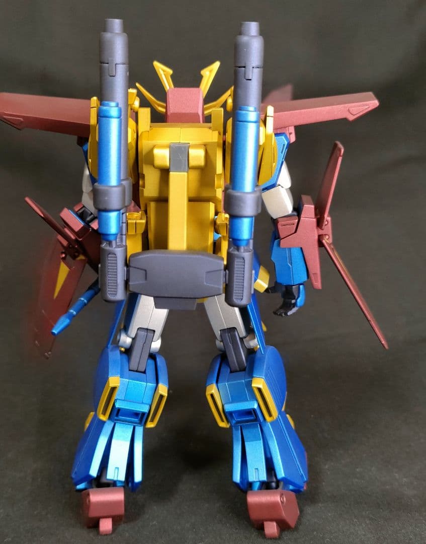 ガンプラ 塗装済 完成品 HGBF 1/144 ガンダムトライオン３