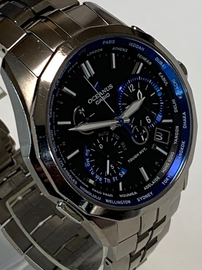 【美品】CASIO　オシアナス マンタ　OCW-S2400-1AJF