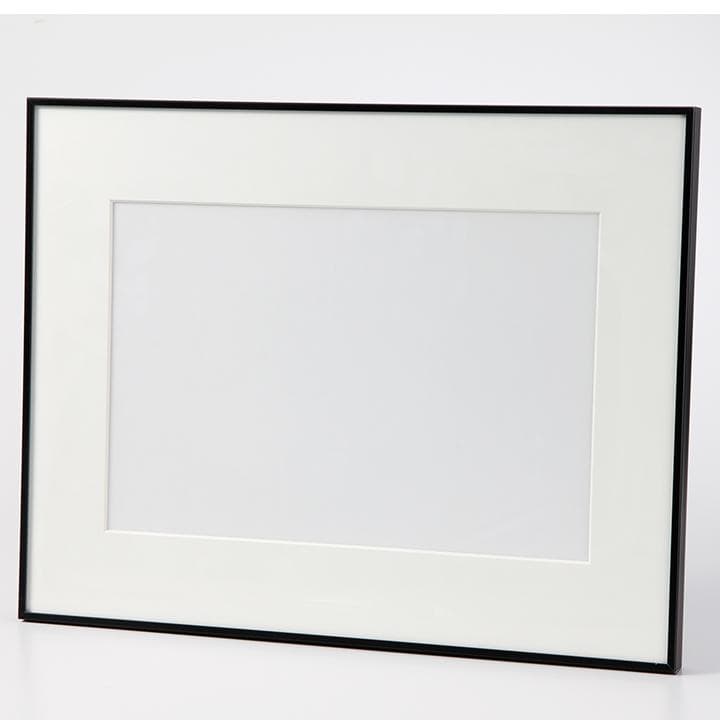 アルフレーム 写真額縁 外枠51cmX40cm　内枠マット自由サイズ 黒 10枚