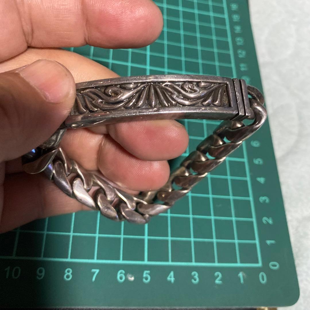 すごく素早い　925 喜平チェーン　ブレスレット　スターリング