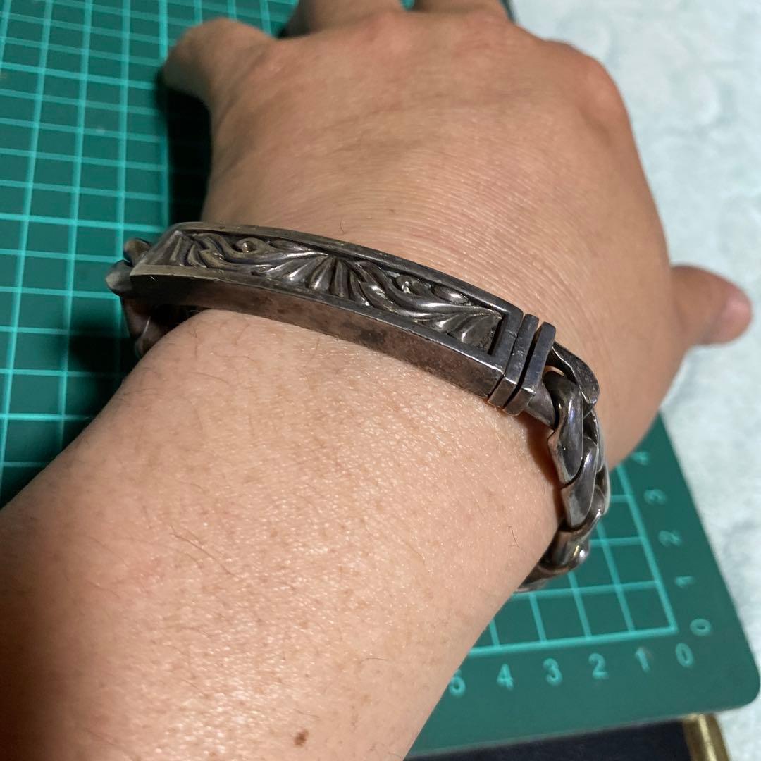 すごく素早い　925 喜平チェーン　ブレスレット　スターリング