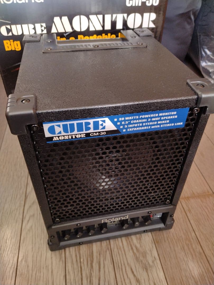 中古良品　Roland CUBE MONITOR CM-30 取説有り