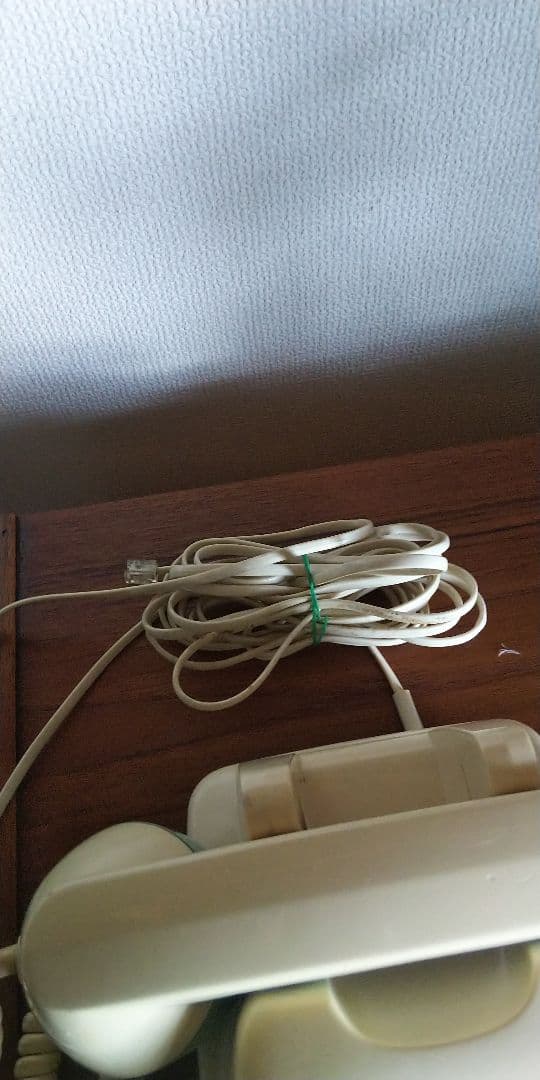 昭和レトロ電話機601-A2　アイボリー