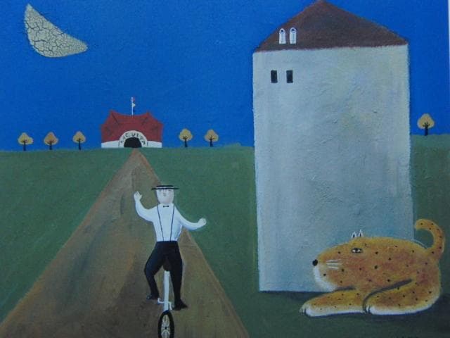 山口 ダン「サーカス」、希少画集より、状態良好、新品高級額装付