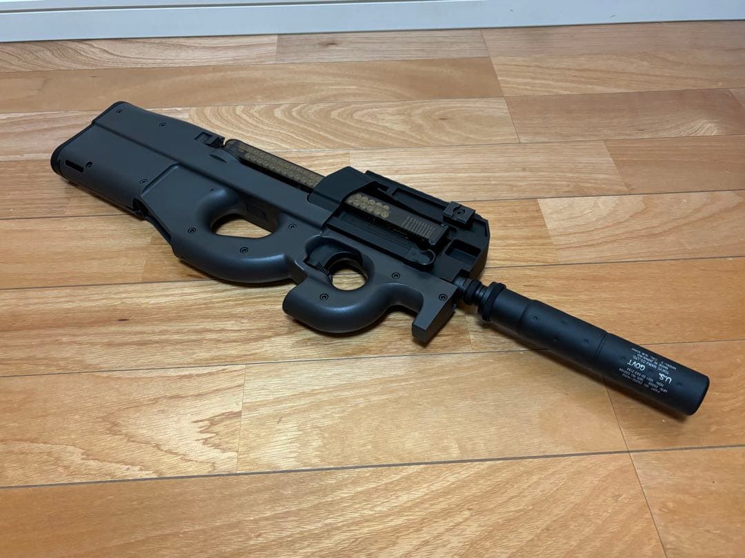 マルイ P90TR トリプルレイル サイレンサー ほぼ未使用 ASGK刻印有り