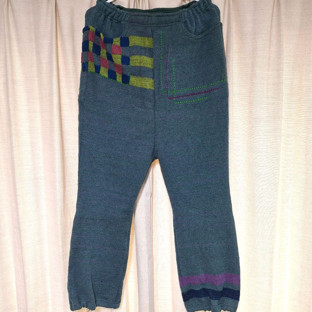 マッシュ　mash　ウールサルエルパンツ　M