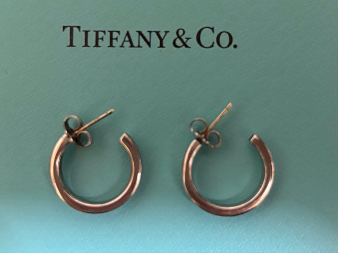 Tiffany & Co. フープピアス シルバー 1837