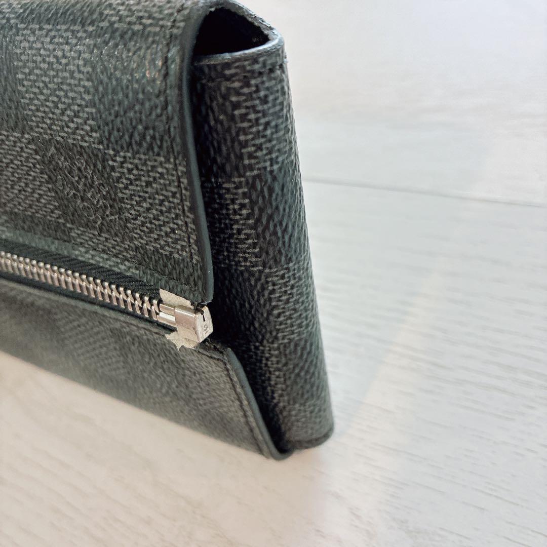 美品 ルイヴィトン ダミエ グラフィット エキュイ エクスペール ペンケース