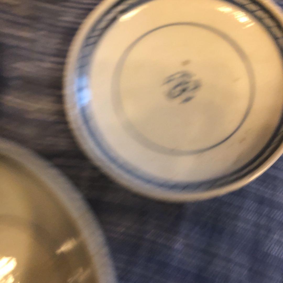 江戸後期茶碗蓋セットアンティーク骨董品