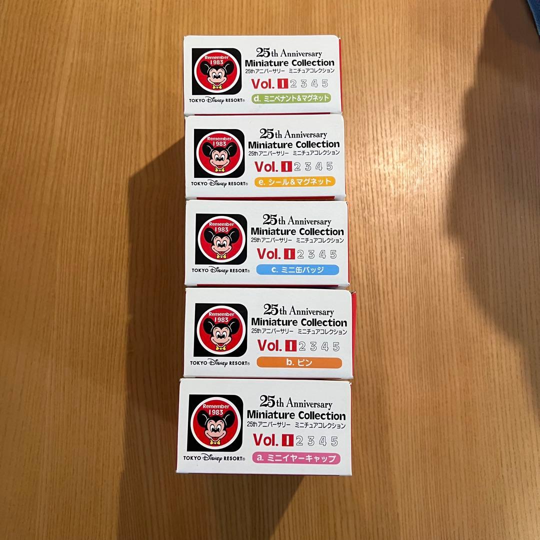 東京ディズニーランド 25th ミニチュアコレクション Vol.1