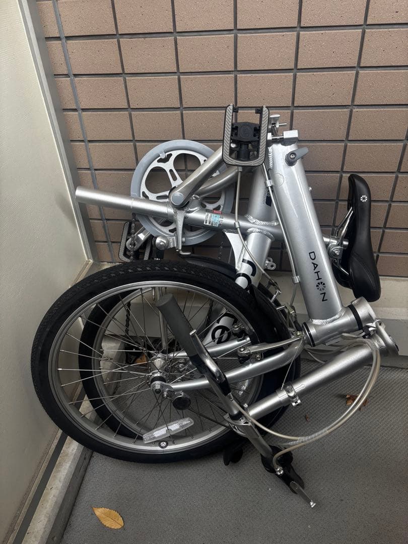 DAHON route 折りたたみ自転車 シルバー 美品