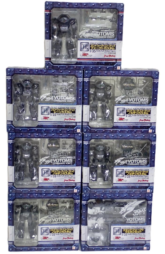中古 35MAX装甲騎兵ボトムズ コマンドフォークト 7点セット