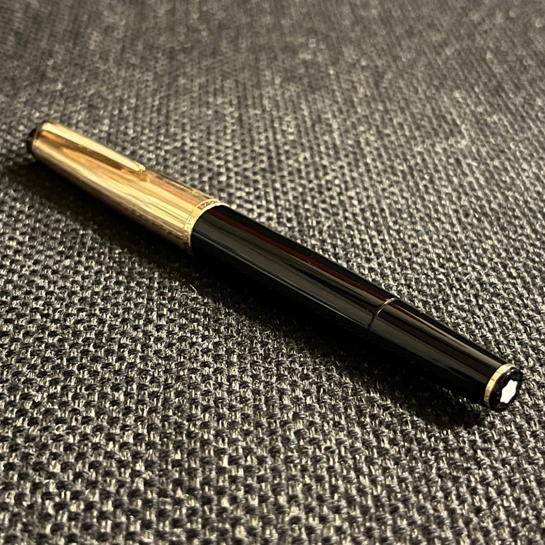 美品 モンブラン 72 ブラック F 万年筆