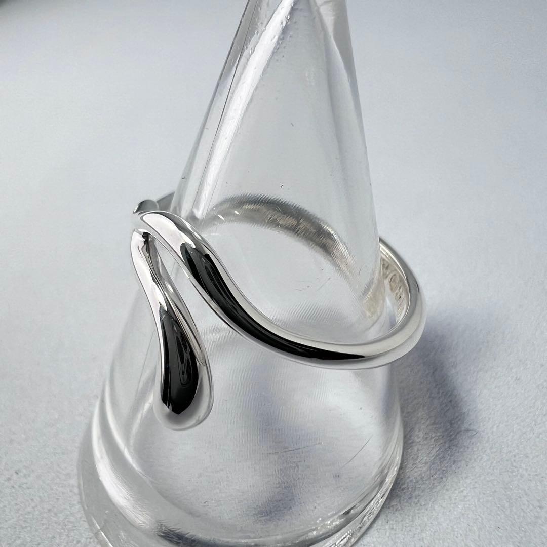 ティファニー　ティアドロップリング　11号 シルバー925