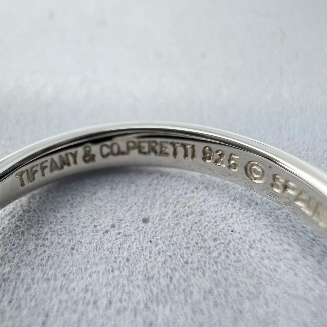 ティファニー　ティアドロップリング　11号 シルバー925