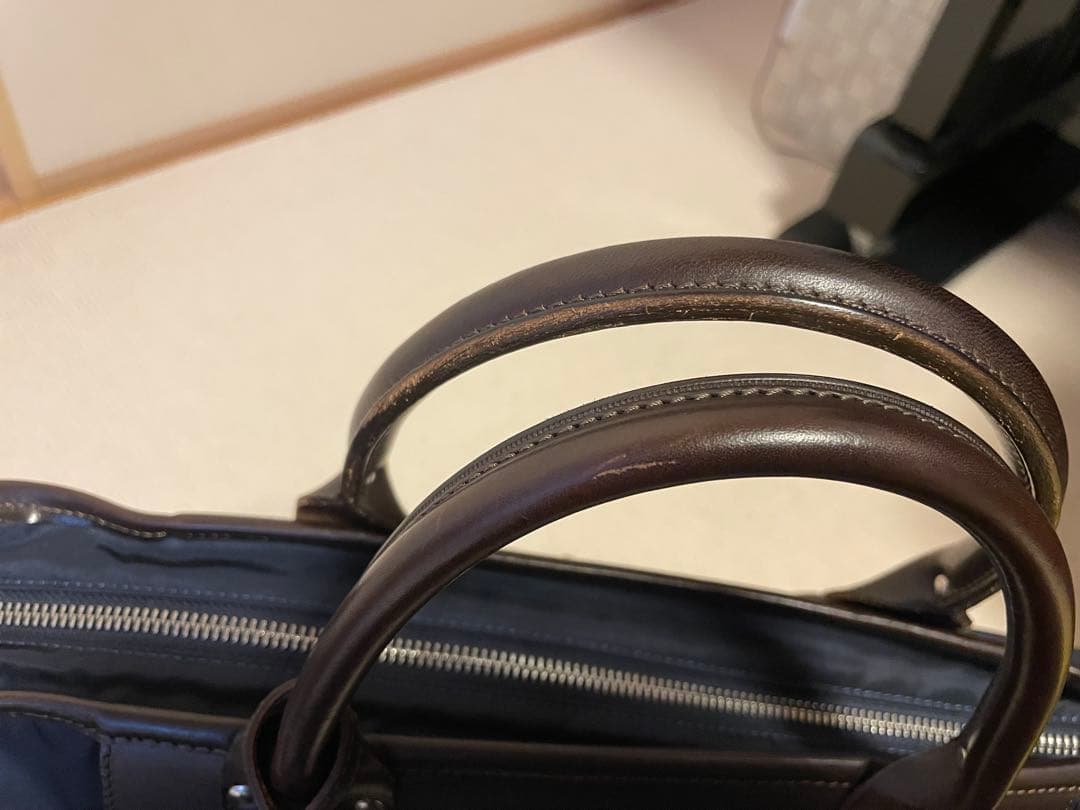 Felisi フェリージ8637/2 ビジネスバッグ ネイビー×ダークブラウン