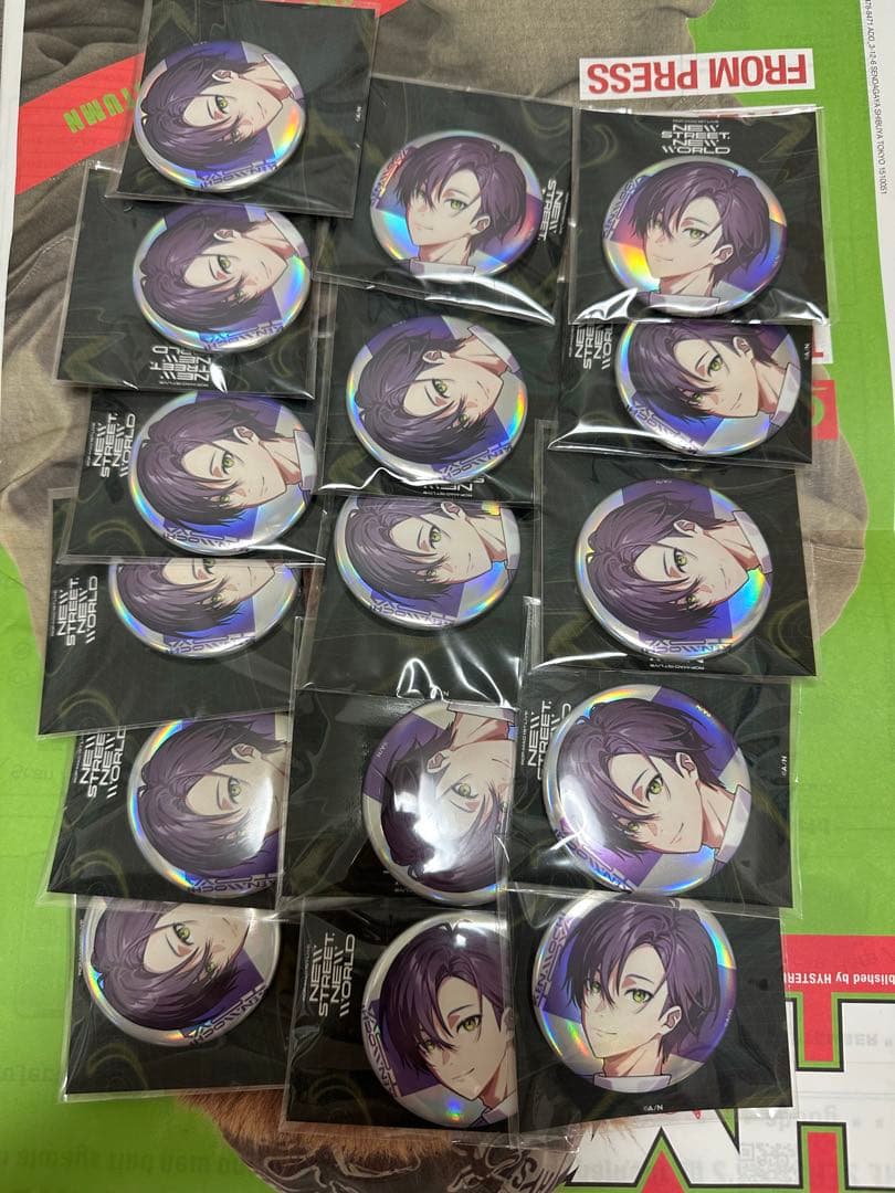 剣持刀也　ROF-MAO new street 缶バッジ　 にじさんじ