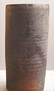 奥本健一　備前窯変花入（最上位作）M12