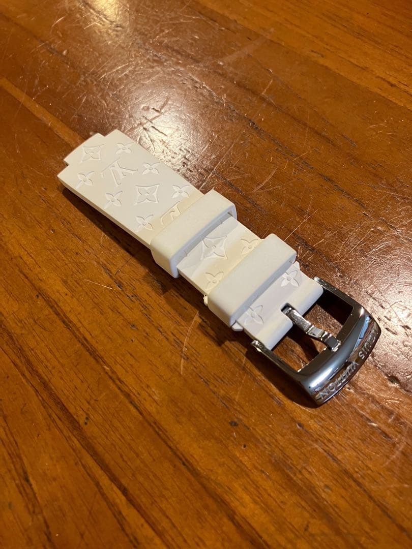 Louis Vuitton タンブール用ラバーベルト 白