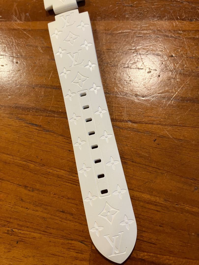 Louis Vuitton タンブール用ラバーベルト 白