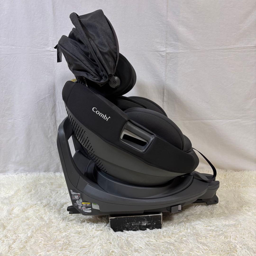 美品　Combi コンビ THE S ISOFIX エッグショック　ダークグレー