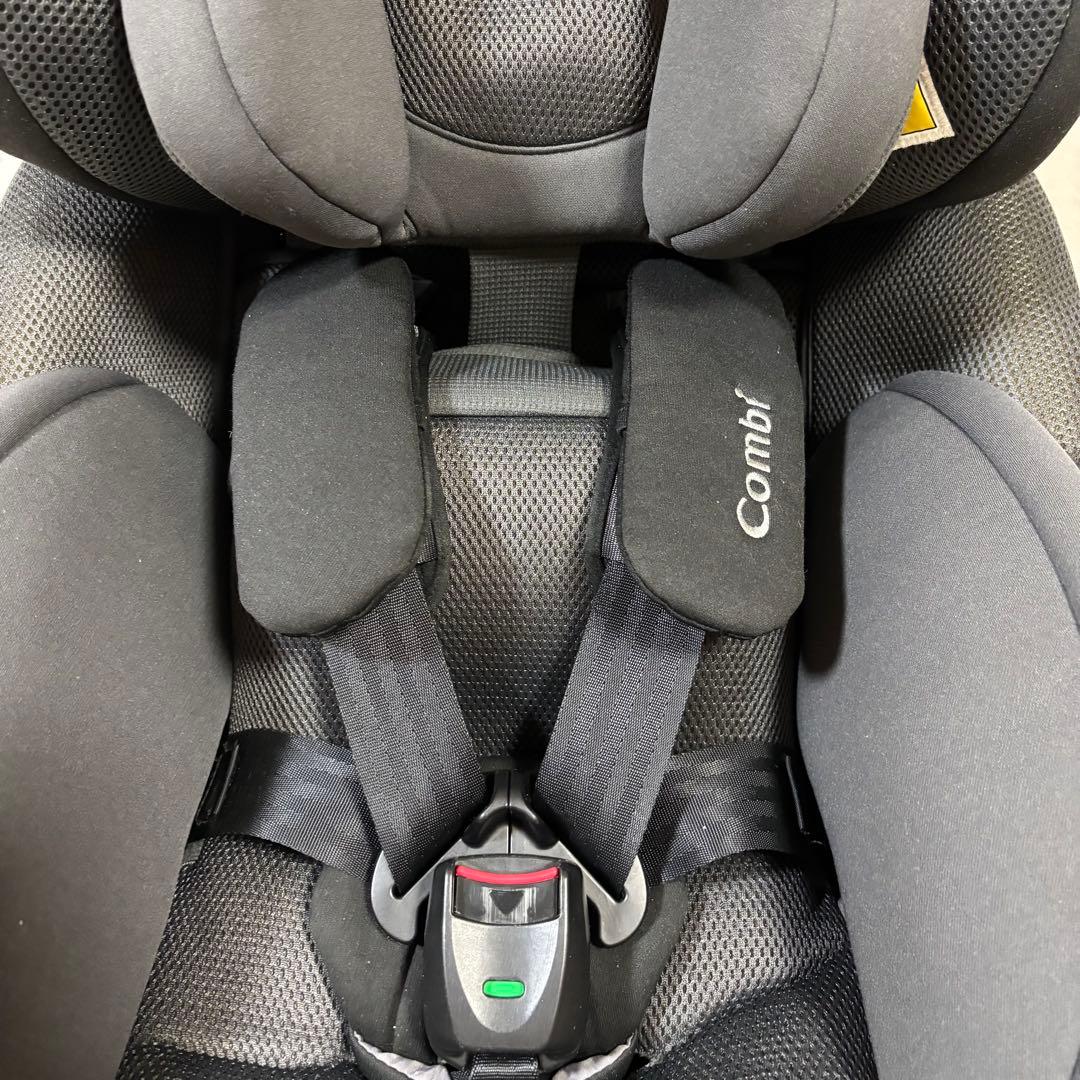 美品　Combi コンビ THE S ISOFIX エッグショック　ダークグレー