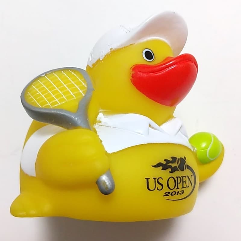 ★稀少★US OPEN2013アヒル隊長ソフビ　テニス　ナダル　ジョコビッチ