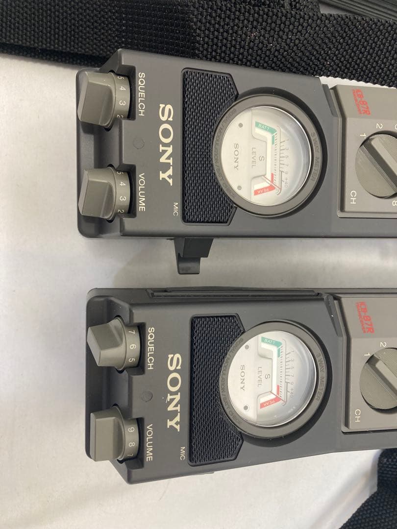 SONY ソニー　ICB-87R 市民ラジオ　トランシーバー　2台