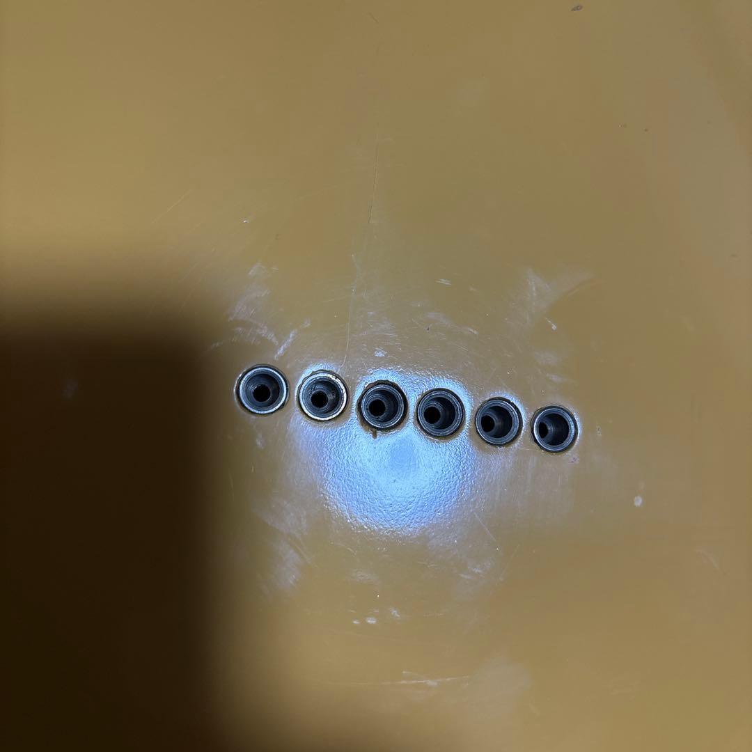 ミニテレキャスター エレキギター イエロー メーカー不明 21フレット