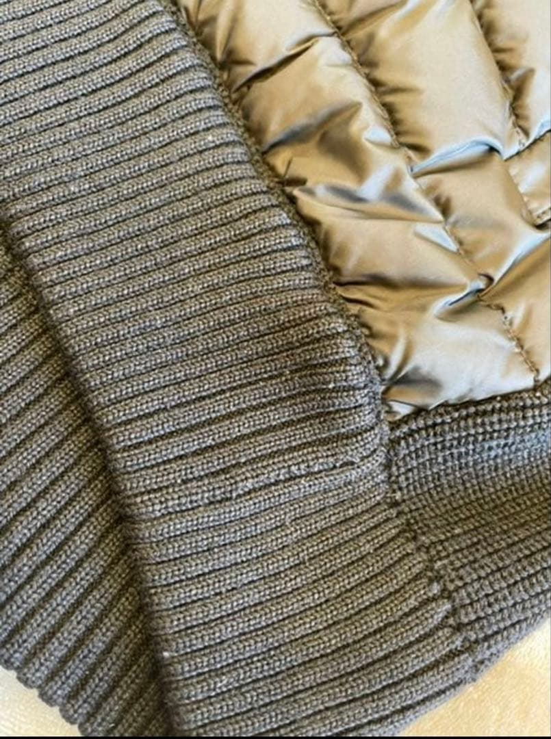 MONCLERニットダウン　黒