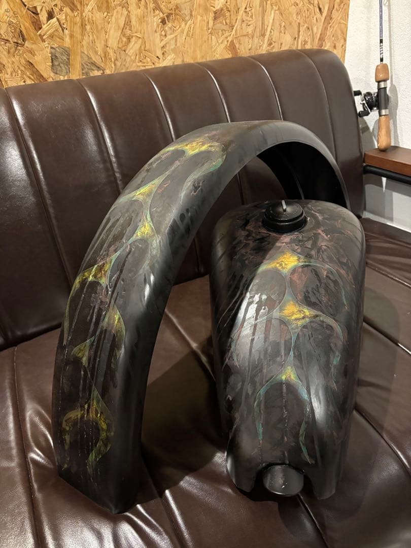 c*z様 スポタン　フラットフェンダー　セット　ショベル　ハーレー　汎用