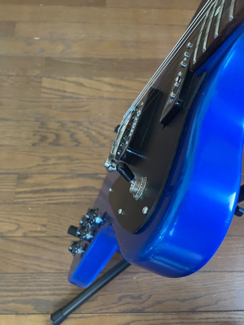 わ*ー様 ジャンク品！bunny firebird ブルー ソリッドボディ エレ