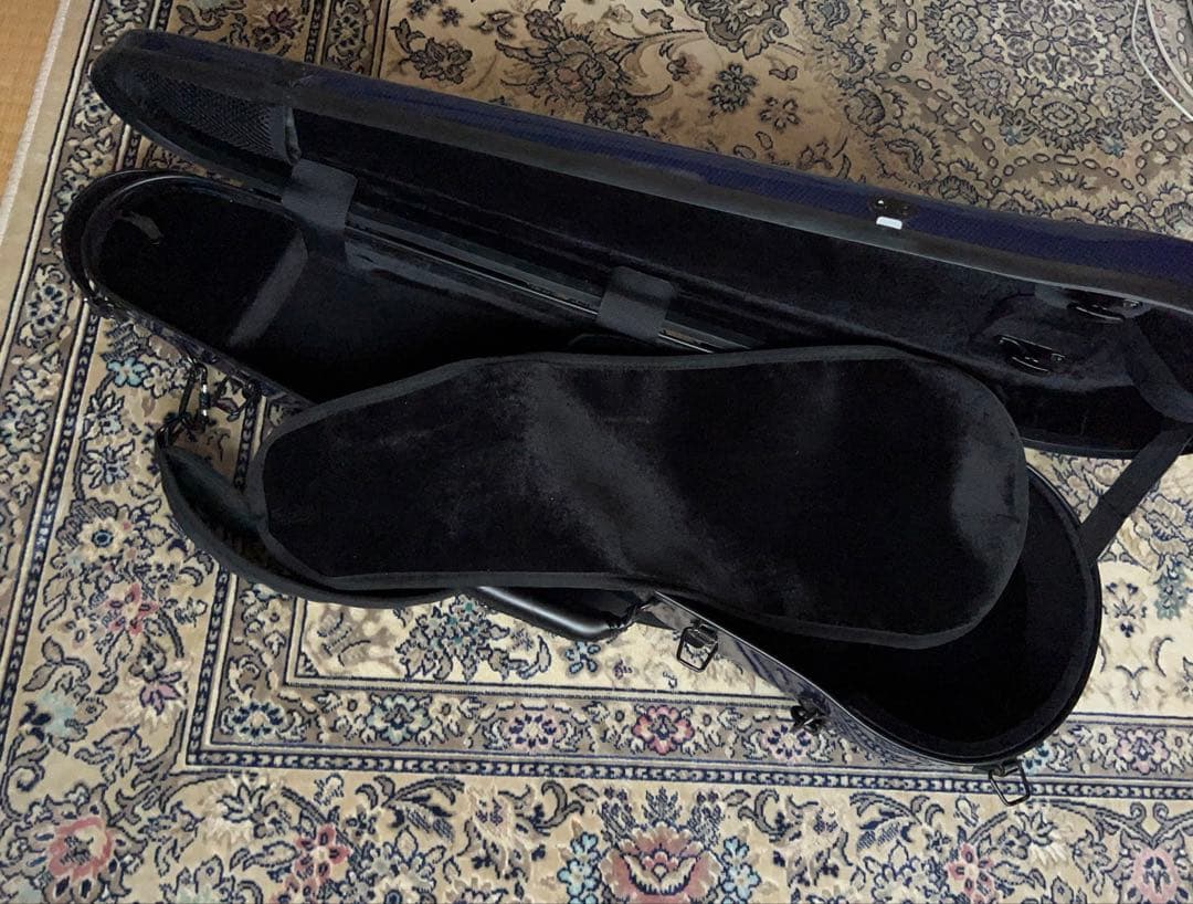 ブルー バイオリンケース ハードケース　カーボンマック　良好