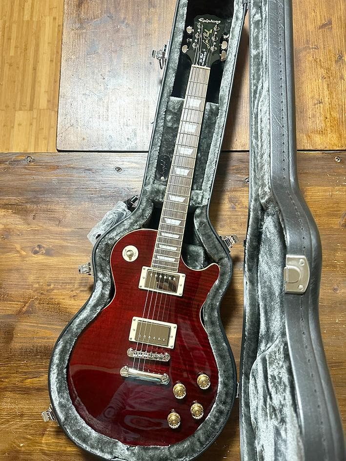 美品！！ Epiphone レスポール エレキギター LESPAUL レッド