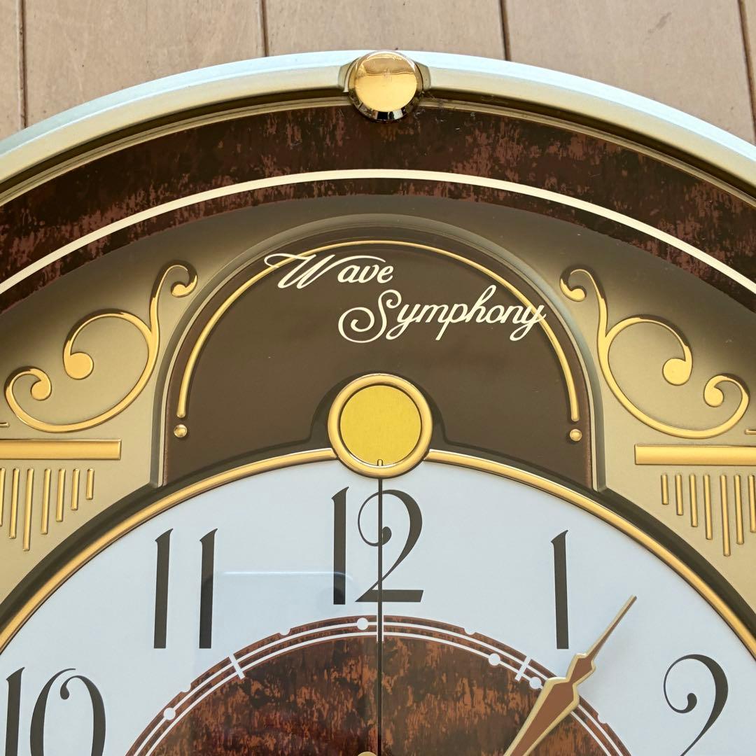 【送料込】SEIKO セイコー ウェーブシンフォニー RE568B からくり時計