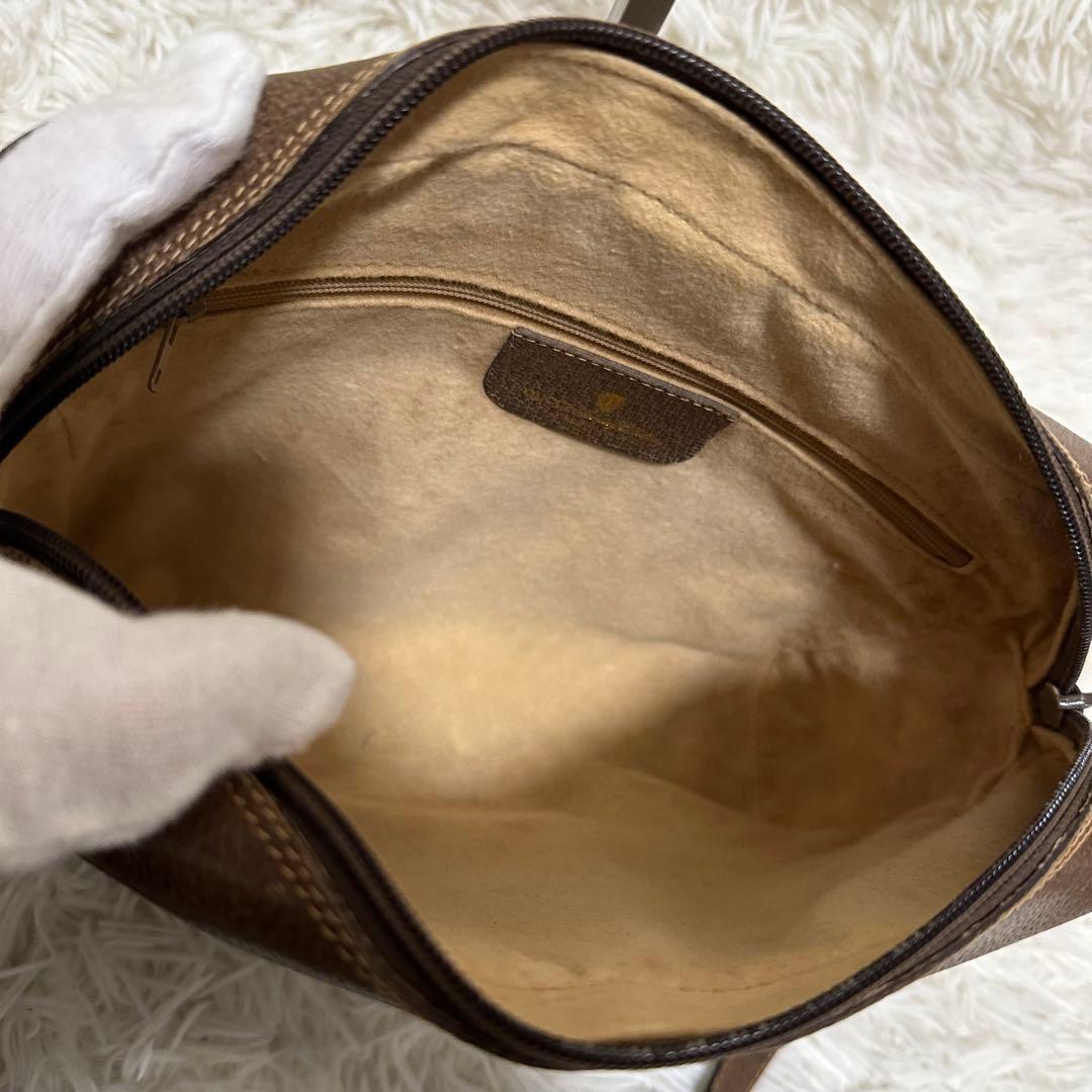 値下げ オールドグッチ GG 総柄 レザー ショルダーバッグ シェリーライン