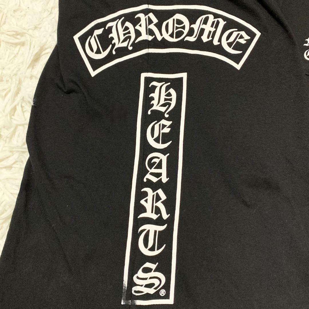 【✨美品✨】クロムハーツ Tシャツ ホースシュー ロゴポケット ブラック L